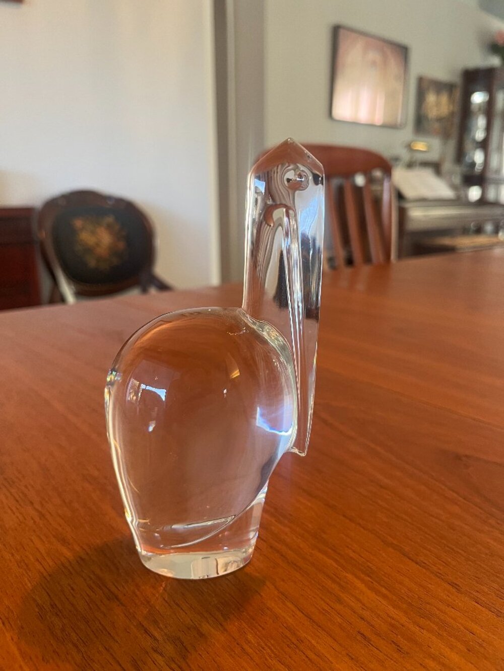 Baccarat Crystal Pelican Figurine